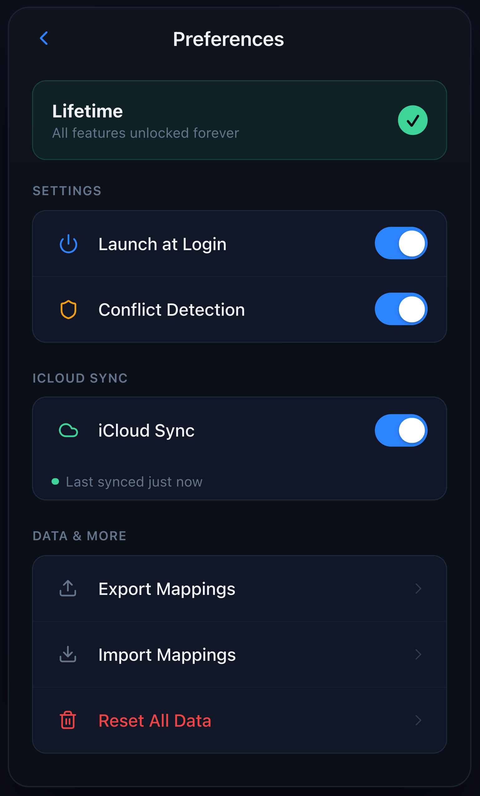 Preferences and subscription management
